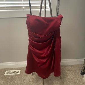 Red Bridesmaid Dress